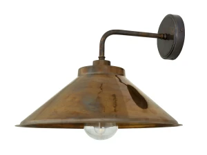 Mullan Lighting Nico Adjustable Industrial Wall Light - Orange